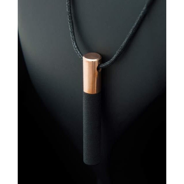 Lockstone One Copper Pendant & Black Stone - Tittup Unique Aromatherapy & Jewellery