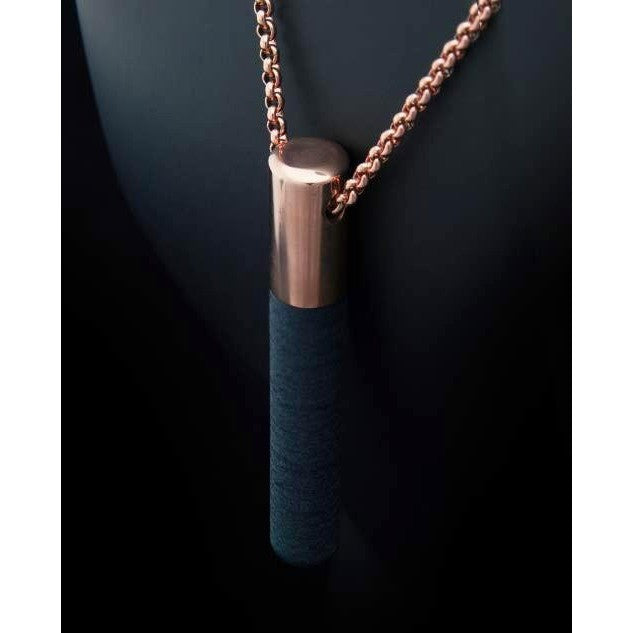 Lockstone Plus Rose Gold Pendant & Three Black Stones - Tittup Unique Aromatherapy & Jewellery