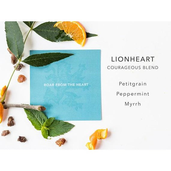 Lionheart Courageous Blend - Hand Blended Essential Oils - Tittup Unique Aromatherapy & Jewellery